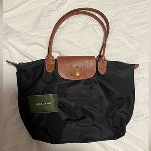 Longchamp Black Small Le Pilage Tote Bag